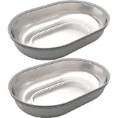 Sureflap 70957, Hund, Edelstahl, Chrom, Haustiertränke, Einfarbig, 0,4 l