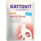 Kattovit Feline Diet Niere/Renal Huhn 24 x 85 g