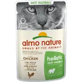 Almo Nature Anti Hairball Katzenfutter - Frischebeutel - Huhn - 30 x 70 g