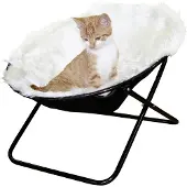 Kerbl Konkaver Katzenkorb SHARON, weiß 50cm