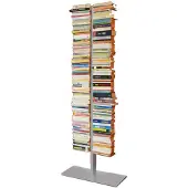 Radius Design - Booksbaum Standregal Big, double silber