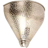 QAZQA Orientalische Wandleuchte Stahl mit Lichteffekt - Sinbad