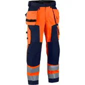 Blakläder Softshell-Arbeitshose mit hoher Sichtbarkeit