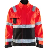 Blakläder High Vis Jacke High Vis Orange/Mittelgrau 4064 1811 - high vis rot/schwarz - S