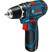 Bosch GSR 10,8-2-LI Professional, Lithium-Ion (Li-Ion), 10.8 V, 2.0 Ah, 169 mm, 178 mm, 950 g