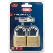 ABUS Messing-Hangschloss Typ 45/40 Quad-Pack SB Grösse: 40 mm, Bügelstärke: 6,0 mm