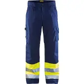 Blakläder Warnschutz Bundhose HIGH VIS - C54 - Marine / Gelb