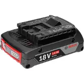 Bosch Profi-Akku - GBA 18V 2,0 Ah - Schwarz
