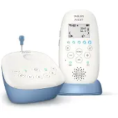 Philips AVENT AVENT 100 % privates, störungsfreies DECT-Babyphone, 330 m, Digital, 50 m, 330 m, Radio, Blau, Weiß