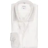 Seidensticker Businesshemd "Schwarze Rose", Herren, Gr. XXL (45), normale Ärmellängen, weiß, 100% Baumwolle, unifarben, slim fit, 2-Knopf-Manschette, Hemden Businesshemd, Slim 1/1 Kentkragen Uni