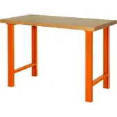 Bahco 1495wb15tw Schwerindustrie Kastanienholz Arbeitsplatte Werkbank Mit 4 Beinen 1500x750x1030 Mm