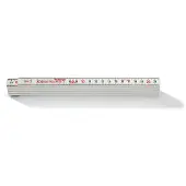 Hultafors Gliedermassstab Kunststoff 2 m weiss (innen Zollstock) Länge: 2 m