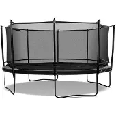 North Legend Oval Trampolin 350x245 cm mit Sicherheitsnetz