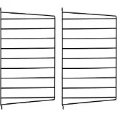 String System Wandleiter Schwarz 50/30 Set