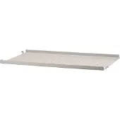 String System Regalboden Metall niedrige Kante Beige 58/2/30