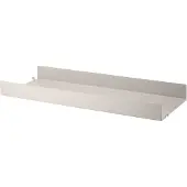 String System Regalboden Metall hohe Kante Beige 78/7/30