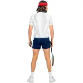 Coppens Retro Tennis Anzug - Sportoutfit Kostüm Karneval