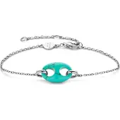 Ti sento Armbänder - 925er Sterlingsilber Turquoise Summer - Gr. ONESIZE - in Silber - für Damen