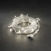 Konstsmide 4810-103 LED System Erweiterung, Lichterkette, 100 warm weiße Dioden , Außen (IP44), transparentes Kabel