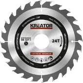 Kreator Kreissägeblatt Ø 160 x 30 x 2mm 24 Zähne für Holz Gehrungssäge Kappsäge