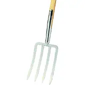 Ideal Office PIONIER-Spatengabel mit Bajonettzinken 85 cm Eschen-T-Stiel