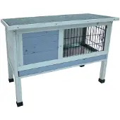 Flamingo Kaninchenstall Bugs 90 Cottage 91x45x70 cm Grau