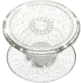 PopSockets PopGrip - Abnehmbar - Translucent Clear Glitter Silver
