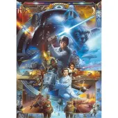 Komar Fototapete "STAR WARS Luke Skywalker Collage - Größe 184 x 254 cm" bedruckt glatt Kinderzimmer