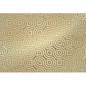 Komar Fototapete "Meander - Größe 368 x 254 cm", gold, B:368m L:254m, Papier, Tapeten, Fototapete, Wohnzimmer, Schlafzimmer