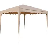 Huismerk Pavillon Faltbar 3x3 m Beige
