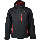 Abu Garcia Rainjacket Black XL Regenjacke Angeljacke mit Kapuze wasserdicht atmungsaktiv