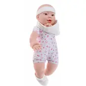 Berjuan Krankenhausmädchen 47 cm weiß/rosa