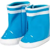 Heless puppenstiefel Junior 38-45 Gummi blau/weiß