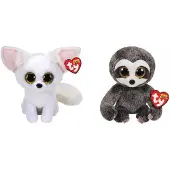TY - Stofftiere - Beanie Boo's - Phoenix Fox & Dangler Sloth