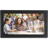 Denver Digitaler Fotorahmen - 15,6 Zoll - FULL HD - Frameo App - 8 GB - IPS-Touchscreen - Schwarz
