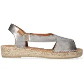Toni pons Espadrilles Elda-P Silver-Schuhgröße 39