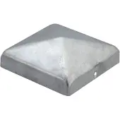 GAH Alberts Pfostenkappe 100x100mm eckig flache Form feuerverzinkt