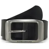 Tom Tailor Ledergürtel "TTAMY", Damen, Gr. 90, schwarz, Rindsleder, Gürtel Ledergürtel, 4 cm breiter Damengürtel, modisch vielseitig, Topseller