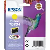 Epson Hummingbird Singlepack Yellow T0804 Claria Photographic Ink, Standardertrag, Gelb, Tinte auf Pigmentbasis, 7,4 ml, 1 Stück(e), Einzelpackung