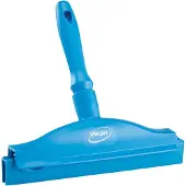 Vikan Hygiene 7711-3 Hygiene-Handabzieher blau, 25 cm, fester Hals, Farbkassette