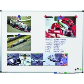 Legamaster Whiteboard PREMIUM, Hoch-/Querformat, Stahl weiß lackiert + Aluminiumrahmen, magnethaftend, mit umfangreichem Zubehör, B 1200 x H 900 mm