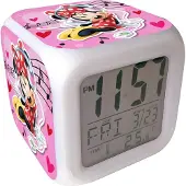 Kids Licensing Minnie Mouse Digitaler Wecker mit Minnie Mausalarm WD22004 Kids Euroswan