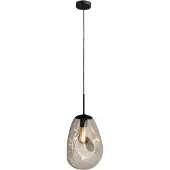 Masterlight Pendelleuchte Lava 1-flammig Glas Grau 22,5x22,5cm