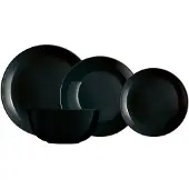 Luminarc Geschirr 9311622 Schwarz Gehärtetes Glas (19 pcs)