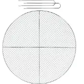 Esschert Design BBQ-Grillrost für die Feuerschale M Japan-Style - Metall
