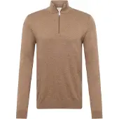 SELECTED MEN Herren Pullover & Cardigans Slhberg Half Zip Cardigan Noos - Bruin - Größe L