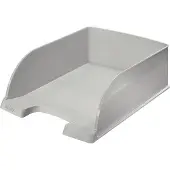 Leitz Ablagekorb Plus Jumbo 5233, DIN A4, 4 Stück, grau