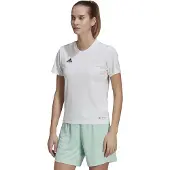 Adidas Fußballtrikot PERFORMANCE "ENTRADA 22 TRIKOT", Damen, Gr. XS, weiß, Obermaterial: 100% Polyester, bestickt, V-Ausschnitt, Trikots Fußballtrikot