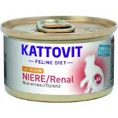Kattovit Feline Diet Niere/Renal Huhn 12 x 85 g