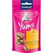 Vitakraft Cat Yums Kombi mit Lachs, Käse, Leber Katzensnack (3 X 40g)